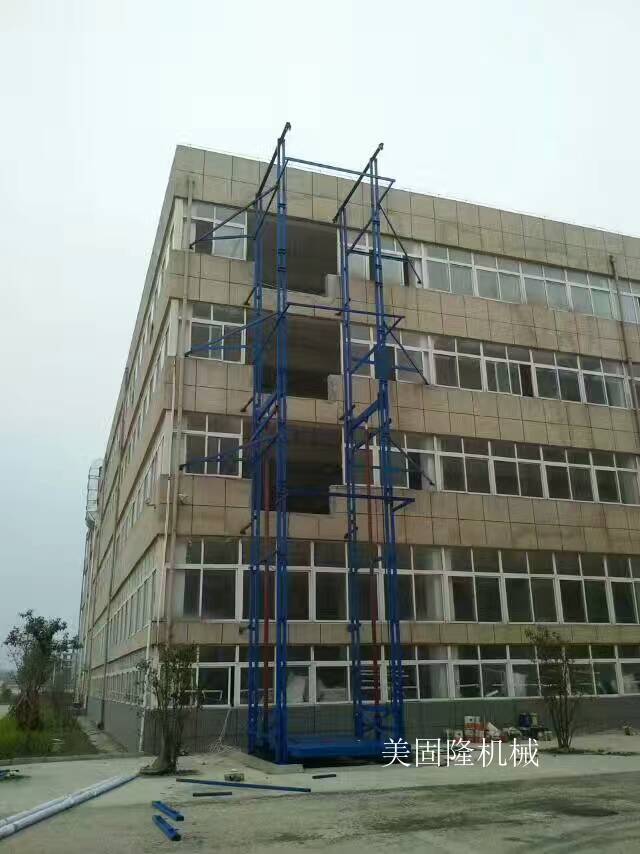 鸡西室外双臂导轨式升降机厂家