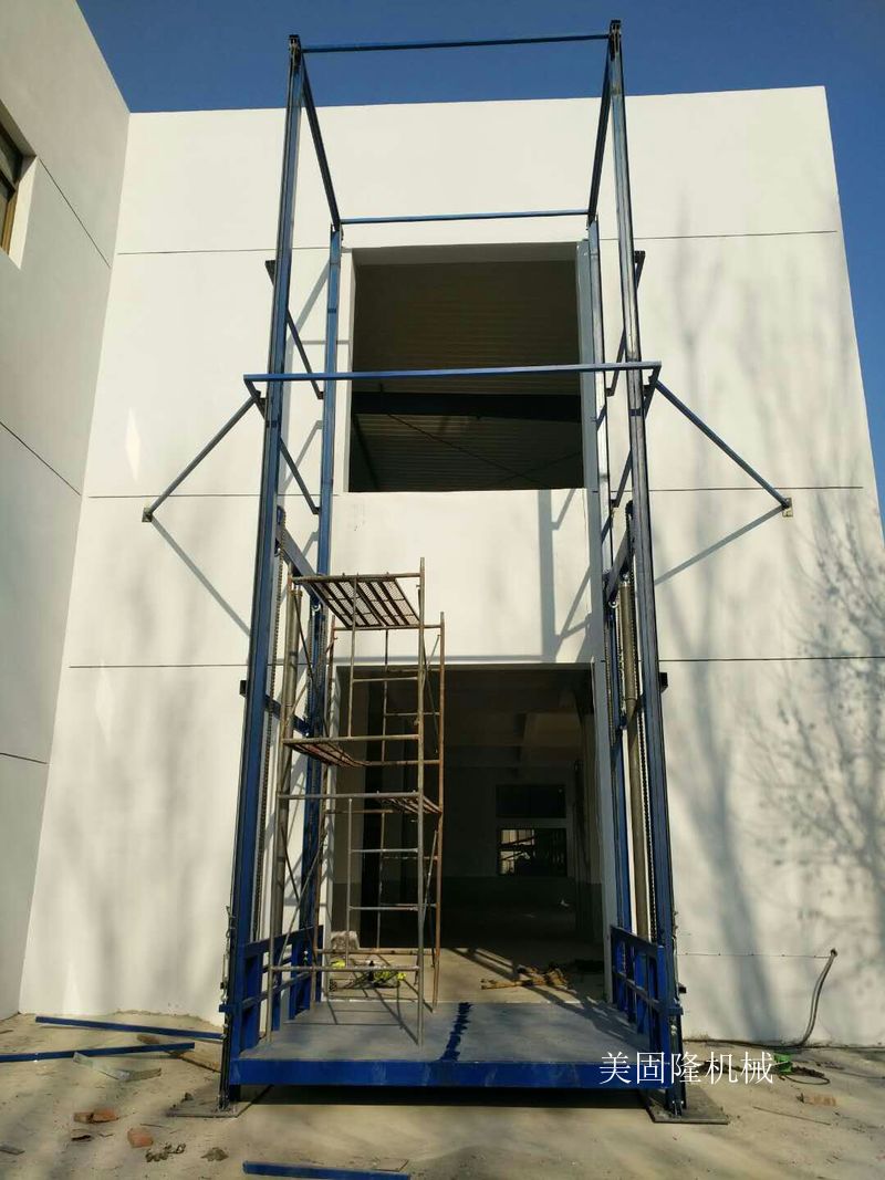 鸡西仓库专用导轨式升降货梯价格